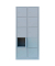 Schließfachschrank lichtgrau 523920, 10 Schließfächer 80,0 x 50,0 x 190,0 cm