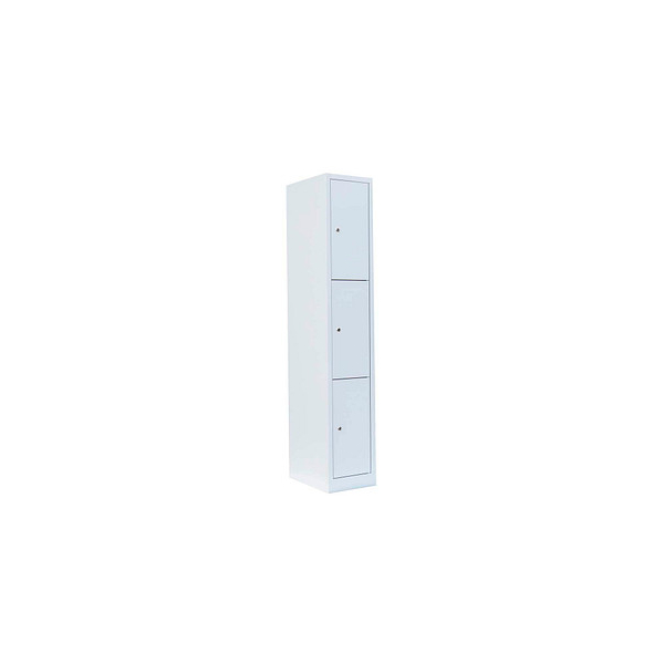 4061815517431 - Schließfachschrank signalweiß 520317 3 Schließfächer 315 x 500 x 1800 cm 4061815517431 LÜLLMANN 4061815517431 - Schließfachschrank signalweiß 520317 3 Schließfächer 315 x 500 x 1800 cm 4061815517431 LÜLLMANN