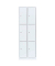 Schließfachschrank signalweiß 520327, 6 Schließfächer 60,0 x 50,0 x 180,0 cm