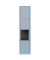 Schließfachschrank lichtgrau 523410, 4 Schließfächer 41,5 x 50,0 x 180,0 cm