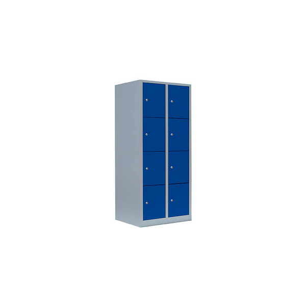 4061815519442 - Schließfachschrank enzianblau lichtgrau 523421 8 Schließfächer 800 x 500 x 1800 cm 4061815519442 LÜLLMANN 4061815519442 - Schließfachschrank enzianblau lichtgrau 523421 8 Schließfächer 800 x 500 x 1800 cm 4061815519442 LÜLLMANN