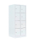 Schließfachschrank signalweiß 523427, 8 Schließfächer 80,0 x 50,0 x 180,0 cm
