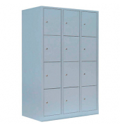 Schließfachschrank lichtgrau 523430, 12 Schließfächer 118,5 x 50,0 x 180,0 cm