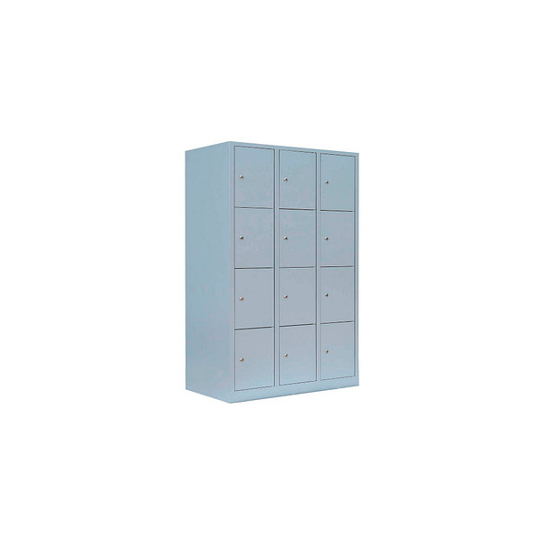 4061815519534 - Schließfachschrank lichtgrau 523430 12 Schließfächer 1185 x 500 x 1800 cm 4061815519534 LÜLLMANN 4061815519534 - Schließfachschrank lichtgrau 523430 12 Schließfächer 1185 x 500 x 1800 cm 4061815519534 LÜLLMANN