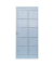 Schließfachschrank lichtgrau 526250, 10 Schließfächer 74,0 x 50,0 x 180,0 cm