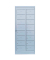 Schließfachschrank lichtgrau 526280, 16 Schließfächer 74,0 x 50,0 x 180,0 cm