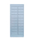 Schließfachschrank lichtgrau 526300, 20 Schließfächer 74,0 x 50,0 x 180,0 cm