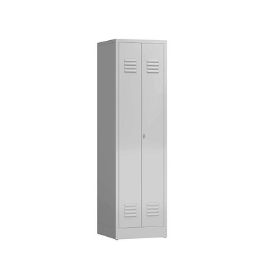 Spind ClassiX lichtgrau X-510700, 1 Schließfach 50,0 x 50,0 x 180,0 cm