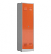 Spind ClassiX feuerrot, lichtgrau X-510704, 1 Schließfach 50,0 x 50,0 x 180,0 cm
