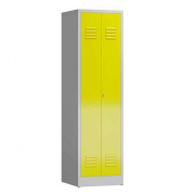 Spind ClassiX lichtgrau, zinkgelb X-510706, 1 Schließfach 50,0 x 50,0 x 180,0 cm