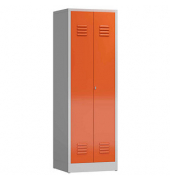 Spind ClassiX feuerrot, lichtgrau X-510714, 1 Schließfach 59,0 x 50,0 x 180,0 cm