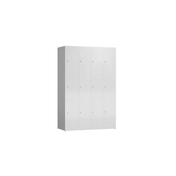 4061815856714 - Schließfachschrank ClassiX lichtgrau X-520340 12 Schließfächer 1185 x 500 x 1800 cm 4061815856714 LÜLLMANN 4061815856714 - Schließfachschrank ClassiX lichtgrau X-520340 12 Schließfächer 1185 x 500 x 1800 cm 4061815856714 LÜLLMANN