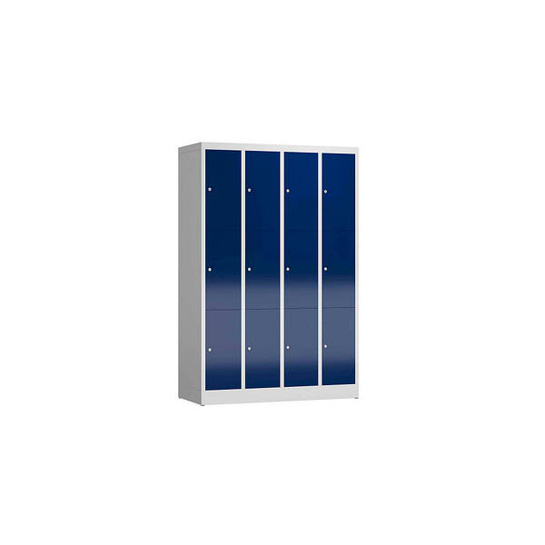 4061815856790 - Schließfachschrank ClassiX enzianblau lichtgrau X-520341 12 Schließfächer 1185 x 500 x 1800 cm 4061815856790 LÜLLMANN 4061815856790 - Schließfachschrank ClassiX enzianblau lichtgrau X-520341 12 Schließfächer 1185 x 500 x 1800 cm 4061815856790 LÜLLMANN