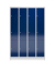 Schließfachschrank ClassiX enzianblau, lichtgrau X-520341, 12 Schließfächer 118,5 x 50,0 x 180,0 cm