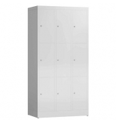 Schließfachschrank ClassiX lichtgrau X-520330, 9 Schließfächer 87,0 x 50,0 x 180,0 cm