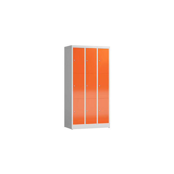 4061815856820 - Schließfachschrank ClassiX feuerrot lichtgrau X-520334 9 Schließfächer 870 x 500 x 1800 cm 4061815856820 LÜLLMANN 4061815856820 - Schließfachschrank ClassiX feuerrot lichtgrau X-520334 9 Schließfächer 870 x 500 x 1800 cm 4061815856820 LÜLLMANN