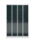 Schließfachschrank ClassiX anthrazit, lichtgrau X-520348, 12 Schließfächer 118,5 x 50,0 x 180,0 cm