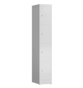Schließfachschrank ClassiX lichtgrau X-520410, 4 Schließfächer 31,0 x 50,0 x 180,0 cm