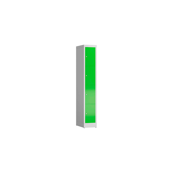 4061815856950 - Schließfachschrank ClassiX gelbgrün lichtgrau X-520415 4 Schließfächer 310 x 500 x 1800 cm 4061815856950 LÜLLMANN 4061815856950 - Schließfachschrank ClassiX gelbgrün lichtgrau X-520415 4 Schließfächer 310 x 500 x 1800 cm 4061815856950 LÜLLMANN