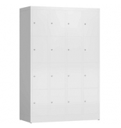 Schließfachschrank ClassiX signalweiß X-520447, 16 Schließfächer 118,5 x 50,0 x 180,0 cm