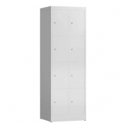 Schließfachschrank ClassiX lichtgrau X-520420, 8 Schließfächer 59,0 x 50,0 x 180,0 cm
