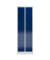 Schließfachschrank ClassiX enzianblau, lichtgrau X-520421, 8 Schließfächer 59,0 x 50,0 x 180,0 cm
