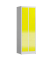 Schließfachschrank ClassiX lichtgrau, zinkgelb X-520426, 8 Schließfächer 59,0 x 50,0 x 180,0 cm