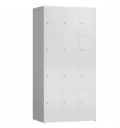 Schließfachschrank ClassiX lichtgrau X-520430, 12 Schließfächer 87,0 x 50,0 x 180,0 cm