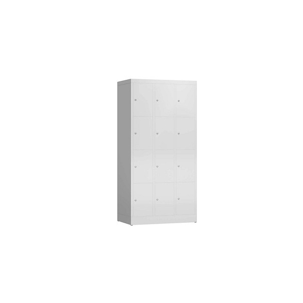 4061815857087 - Schließfachschrank ClassiX lichtgrau X-520430 12 Schließfächer 870 x 500 x 1800 cm 4061815857087 LÜLLMANN 4061815857087 - Schließfachschrank ClassiX lichtgrau X-520430 12 Schließfächer 870 x 500 x 1800 cm 4061815857087 LÜLLMANN