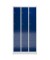 Schließfachschrank ClassiX enzianblau, lichtgrau X-520431, 12 Schließfächer 87,0 x 50,0 x 180,0 cm