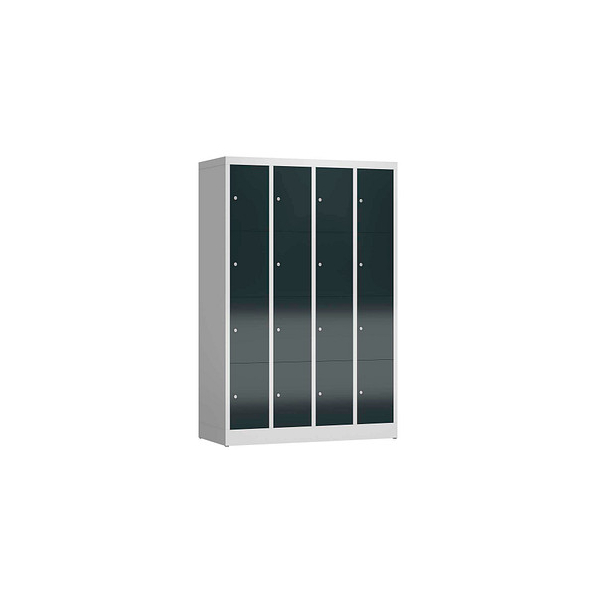 4061815857155 - Schließfachschrank ClassiX anthrazit lichtgrau X-520448 16 Schließfächer 1185 x 500 x 1800 cm 4061815857155 LÜLLMANN 4061815857155 - Schließfachschrank ClassiX anthrazit lichtgrau X-520448 16 Schließfächer 1185 x 500 x 1800 cm 4061815857155 LÜLLMANN