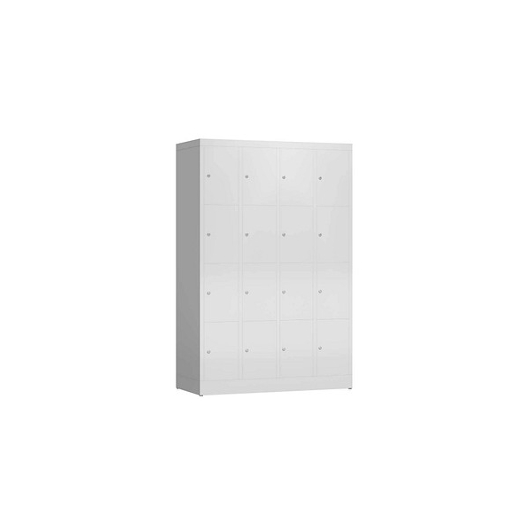 4061815857162 - Schließfachschrank ClassiX lichtgrau X-520440 16 Schließfächer 1185 x 500 x 1800 cm 4061815857162 LÜLLMANN 4061815857162 - Schließfachschrank ClassiX lichtgrau X-520440 16 Schließfächer 1185 x 500 x 1800 cm 4061815857162 LÜLLMANN