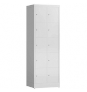 Schließfachschrank ClassiX lichtgrau X-520520, 10 Schließfächer 59,0 x 50,0 x 180,0 cm