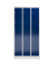Schließfachschrank ClassiX enzianblau, lichtgrau X-520531, 15 Schließfächer 87,0 x 50,0 x 180,0 cm