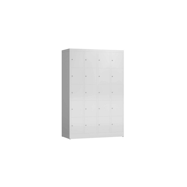 4061815857438 - Schließfachschrank ClassiX lichtgrau X-520540 20 Schließfächer 1185 x 500 x 1800 cm 4061815857438 LÜLLMANN 4061815857438 - Schließfachschrank ClassiX lichtgrau X-520540 20 Schließfächer 1185 x 500 x 1800 cm 4061815857438 LÜLLMANN