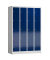 Schließfachschrank ClassiX enzianblau, lichtgrau X-520541, 20 Schließfächer 118,5 x 50,0 x 180,0 cm