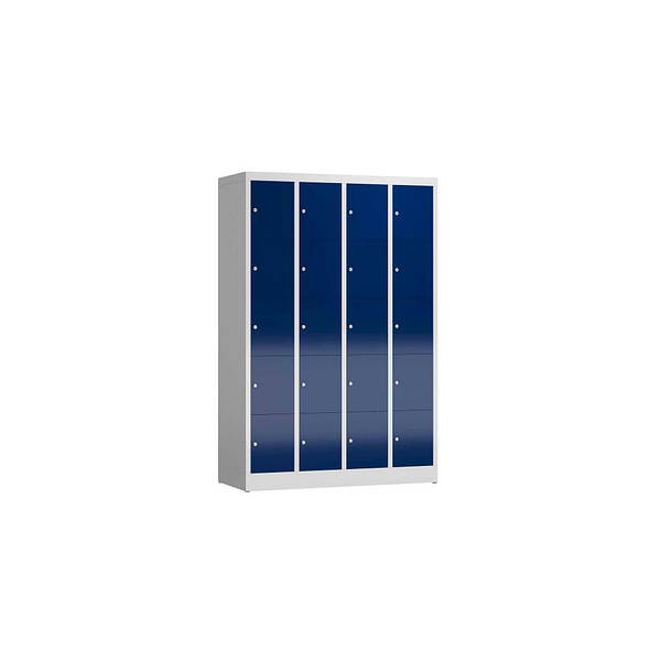 4061815857445 - Schließfachschrank ClassiX enzianblau lichtgrau X-520541 20 Schließfächer 1185 x 500 x 1800 cm 4061815857445 LÜLLMANN 4061815857445 - Schließfachschrank ClassiX enzianblau lichtgrau X-520541 20 Schließfächer 1185 x 500 x 1800 cm 4061815857445 LÜLLMANN