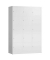 Schließfachschrank ClassiX signalweiß X-523537, 15 Schließfächer 118,5 x 50,0 x 180,0 cm