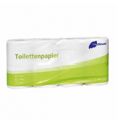 Toilettenpapier  9202, 2-lagig, weiß, 250 Blatt/ Rolle,