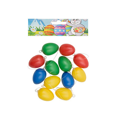 Plastik-Figur bunt Eier Ø 6,0 cm Plastik-Figur bunt Eier Ø 6,0 cm