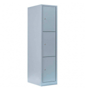Schließfachschrank lichtgrau 523310, 3 Schließfächer 41,5 x 50,0 x 180,0 cm