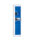 Schließfachschrank enzianblau, lichtgrau 526101, 10 Schließfächer 40,0 x 50,0 x 180,0 cm