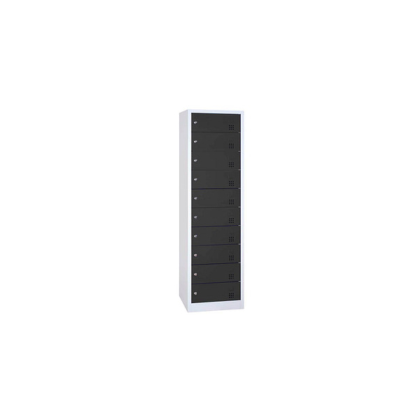 4061815521742 - Schließfachschrank anthrazit lichtgrau 526438 10 Schließfächer 500 x 500 x 1800 cm 4061815521742 LÜLLMANN 4061815521742 - Schließfachschrank anthrazit lichtgrau 526438 10 Schließfächer 500 x 500 x 1800 cm 4061815521742 LÜLLMANN