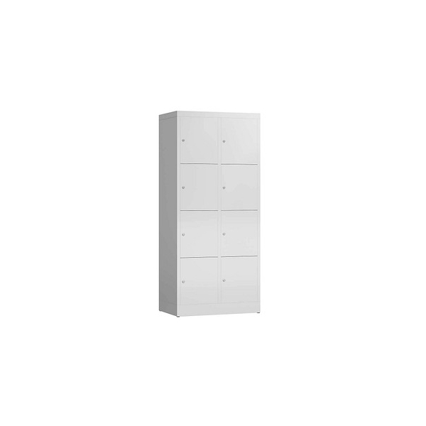 4061815857971 - Schließfachschrank ClassiX lichtgrau X-523420 8 Schließfächer 800 x 500 x 1800 cm 4061815857971 LÜLLMANN 4061815857971 - Schließfachschrank ClassiX lichtgrau X-523420 8 Schließfächer 800 x 500 x 1800 cm 4061815857971 LÜLLMANN