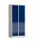 Schließfachschrank ClassiX enzianblau, lichtgrau X-523421, 8 Schließfächer 80,0 x 50,0 x 180,0 cm