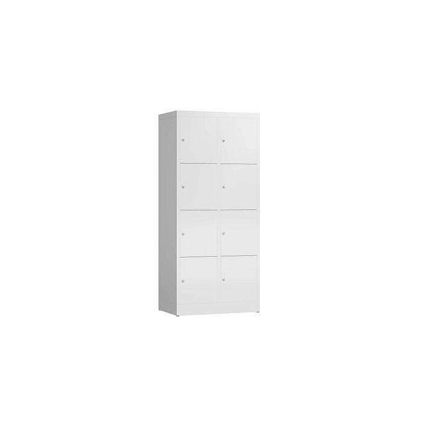 4061815858022 - Schließfachschrank ClassiX signalweiß X-523427 8 Schließfächer 800 x 500 x 1800 cm 4061815858022 LÜLLMANN 4061815858022 - Schließfachschrank ClassiX signalweiß X-523427 8 Schließfächer 800 x 500 x 1800 cm 4061815858022 LÜLLMANN