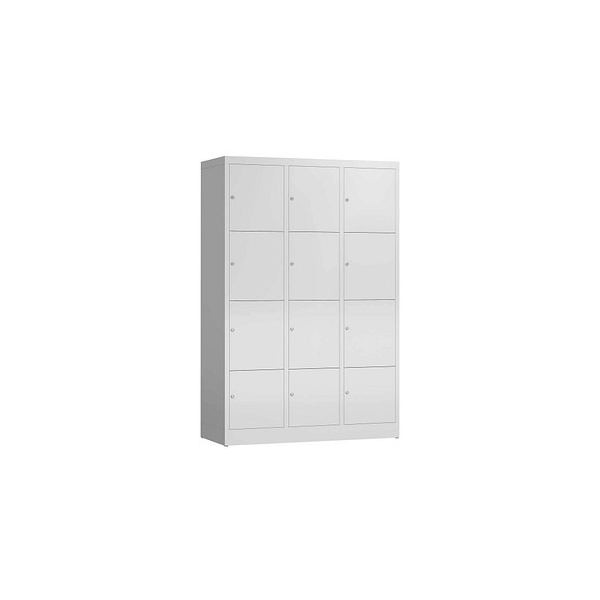 4061815858046 - Schließfachschrank ClassiX lichtgrau X-523430 12 Schließfächer 1185 x 500 x 1800 cm 4061815858046 LÜLLMANN 4061815858046 - Schließfachschrank ClassiX lichtgrau X-523430 12 Schließfächer 1185 x 500 x 1800 cm 4061815858046 LÜLLMANN
