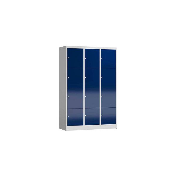 4061815858053 - Schließfachschrank ClassiX enzianblau lichtgrau X-523431 12 Schließfächer 1185 x 500 x 1800 cm 4061815858053 LÜLLMANN 4061815858053 - Schließfachschrank ClassiX enzianblau lichtgrau X-523431 12 Schließfächer 1185 x 500 x 1800 cm 4061815858053 LÜLLMANN