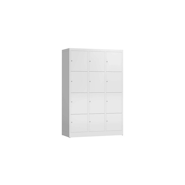 4061815858091 - Schließfachschrank ClassiX signalweiß X-523437 12 Schließfächer 1185 x 500 x 1800 cm 4061815858091 LÜLLMANN 4061815858091 - Schließfachschrank ClassiX signalweiß X-523437 12 Schließfächer 1185 x 500 x 1800 cm 4061815858091 LÜLLMANN