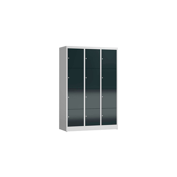 4061815858107 - Schließfachschrank ClassiX anthrazit lichtgrau X-523438 12 Schließfächer 1185 x 500 x 1800 cm 4061815858107 LÜLLMANN 4061815858107 - Schließfachschrank ClassiX anthrazit lichtgrau X-523438 12 Schließfächer 1185 x 500 x 1800 cm 4061815858107 LÜLLMANN